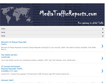 Tablet Screenshot of mediatrafficreports.com